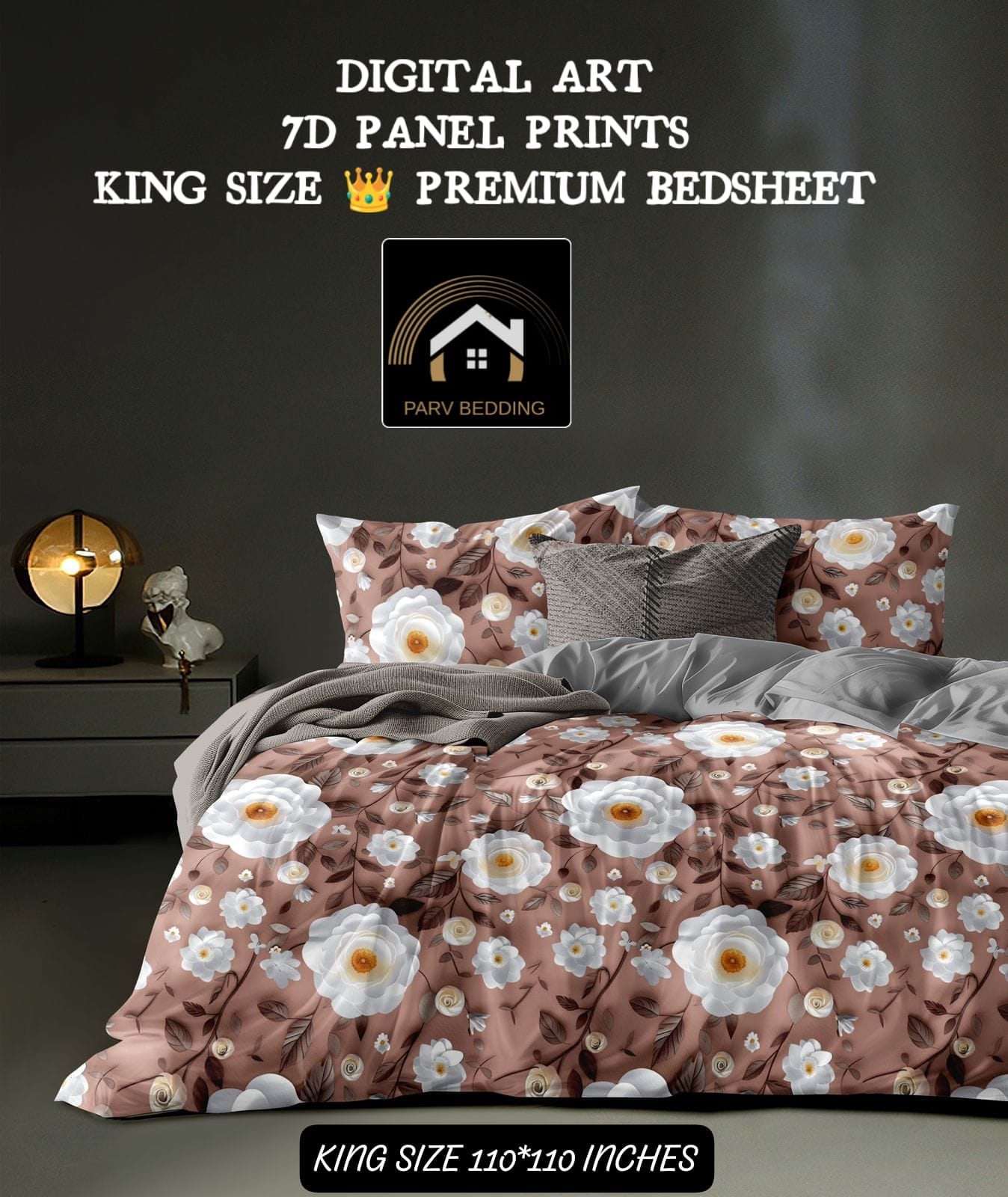 7d floral bedsheet product